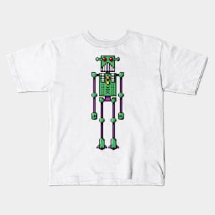 Pixel Robot 090 Kids T-Shirt